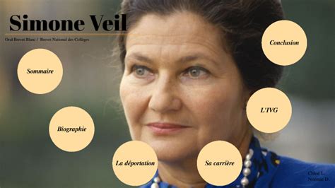 Oral DNB Simone VEIL .